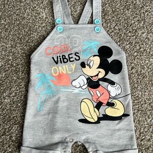 Disney Baby Gray Romper